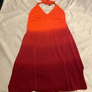WORN ONCE. Athleta halter dress size M